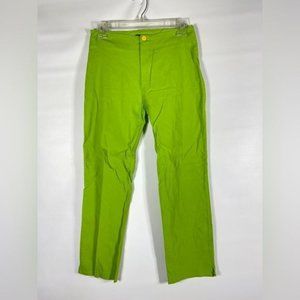 Tark 1 Paris Women’s Vintage Stretch Mid Length Capri Pants Size 4 Green